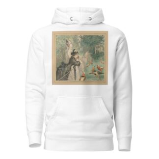 Au jardin d’acclimatation by Félix Bracquemond Hoodie