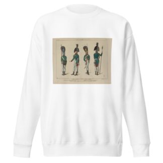Grenadiers et officiers, by Raphaël Jacquemin Sweatshirt