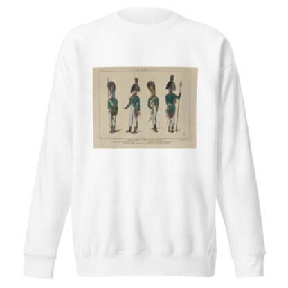 Grenadiers et officiers, by Raphaël Jacquemin Sweatshirt