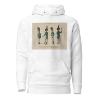 Grenadiers et officiers, by Raphaël Jacquemin Hoodie