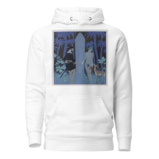 Pocohontas meeting John Smith by George Barbier Hoodie