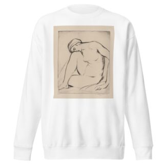 Nude resting by Albert Sterner Sweatshirt