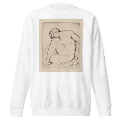 Nude resting by Albert Sterner Sweatshirt