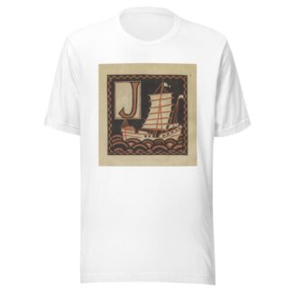 Letters designed and cut on linoleum blocks Pl.10 by Columbia University Teachers College T-Shirt