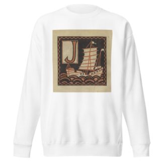 Letters designed and cut on linoleum blocks Pl.10 by Columbia University Teachers College Sweatshirt