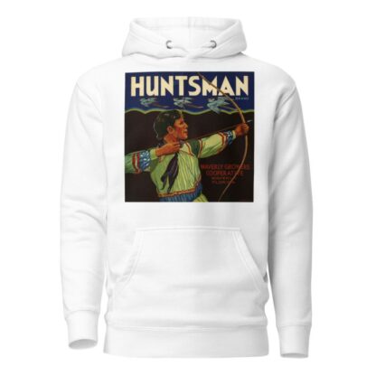 Huntsman Brand Produce Label by Anonymous Hoodie