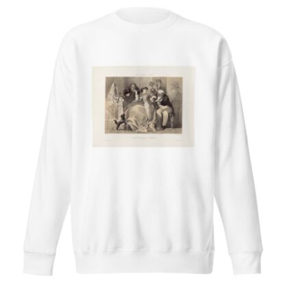 Musée de mœurs en actions. 32. Les étrangers à Paris Tous les deux by Philippe-Jacques Linder Sweatshirt