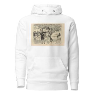 A Constitutional in the Park by Charles Dana Gibson Hoodie