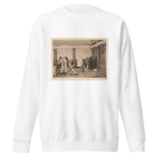 Clotilda, wife of Clovis, instructing her children. by Gustave Mercier Sweatshirt