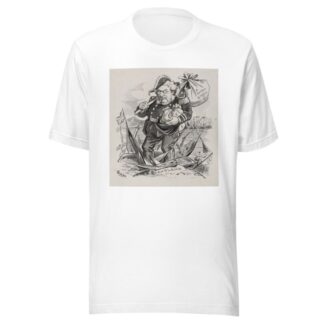 Caricature of President Chester Arthur, here accused of using the Treasury surplus to build up the Navy.. by Bernard Gillam T-Shirt