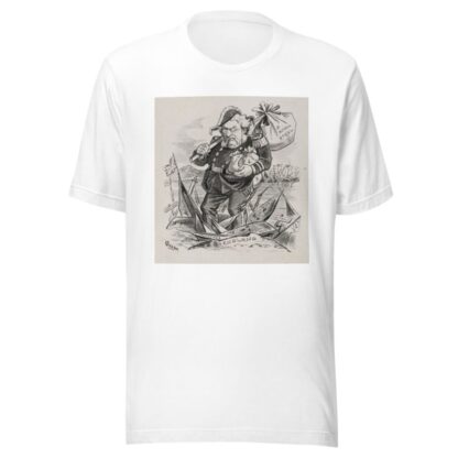 Caricature of President Chester Arthur, here accused of using the Treasury surplus to build up the Navy.. by Bernard Gillam T-Shirt