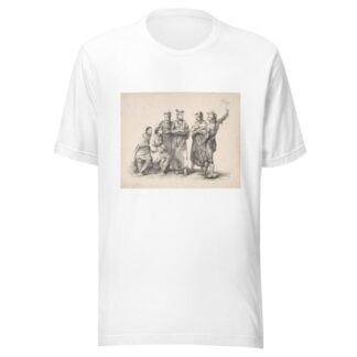 Group of Indian men and women by Godefroy Engelmann T-Shirt