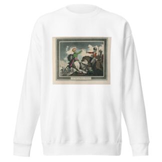 Cut Two & Right Protect by Thomas Rowlandson Sweatshirt