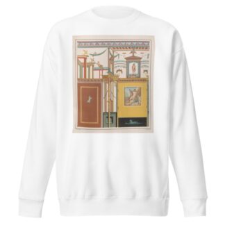 The most beautiful walls in Pompeii Pl.11 by Victor Steeger Sweatshirt