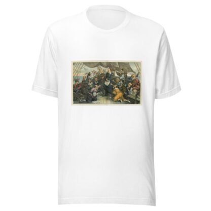 Columbus Cleveland and his mutinous crew – ‘This ship shall not turn back!’ by Bernhard Gillam T-Shirt