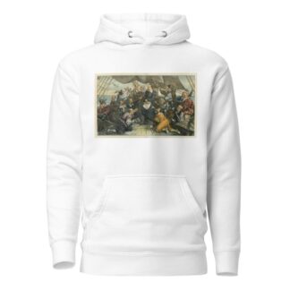 Columbus Cleveland and his mutinous crew – ‘This ship shall not turn back!’ by Bernhard Gillam Hoodie