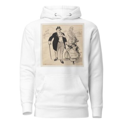 A man representing South America walks with a small woman by Louis Glackens Hoodie