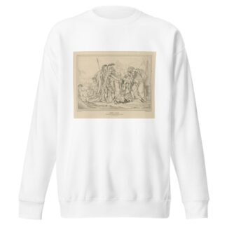 King Lear, Lear with Cordelia dead in his arms, act V scene III by William Francis Starling Sweatshirt