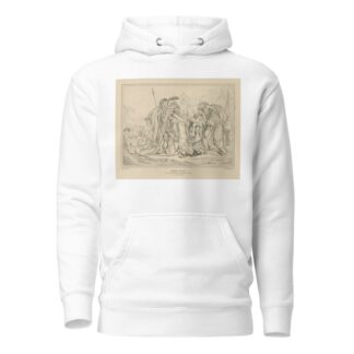 King Lear, Lear with Cordelia dead in his arms, act V scene III by William Francis Starling Hoodie