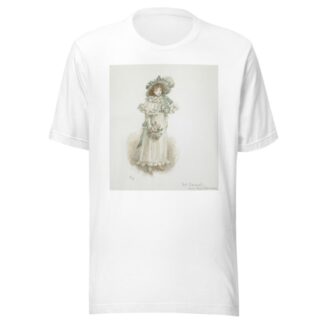 Study of a Fully Dressed Little Girl by Kate Greenaway T-Shirt