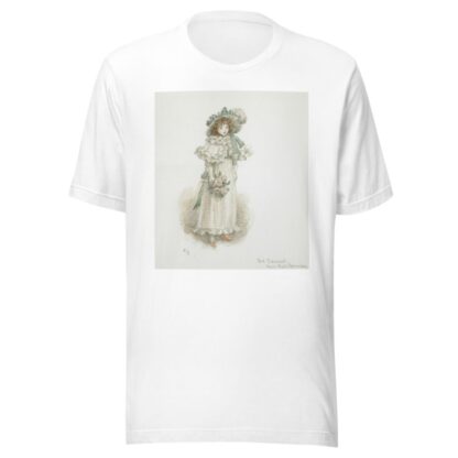 Study of a Fully Dressed Little Girl by Kate Greenaway T-Shirt