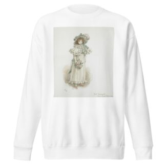 Study of a Fully Dressed Little Girl by Kate Greenaway Sweatshirt