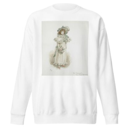 Study of a Fully Dressed Little Girl by Kate Greenaway Sweatshirt