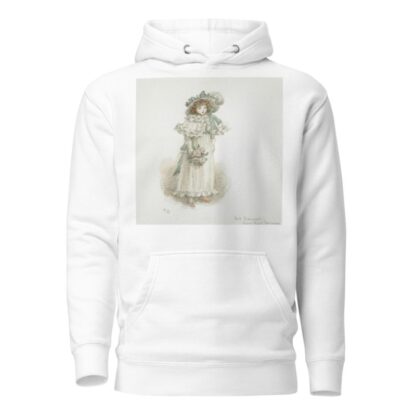 Study of a Fully Dressed Little Girl by Kate Greenaway Hoodie