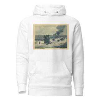 Deutsches U-boot versenkt englischen frachtdampfer by Adolf Bock Hoodie
