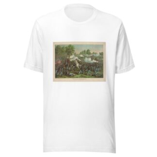 Battle of Wilson’s Creek–Aug. 10, 1861 by Kurz & Allison T-Shirt