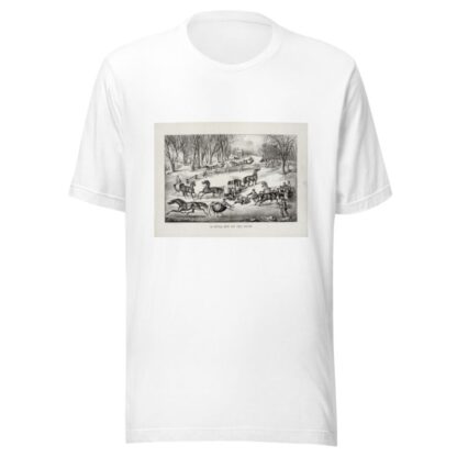 A ‘spill out’ on the snow by Currier & Ives. T-Shirt