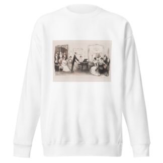 La Soirée Bourgeoise by Jean Veber Sweatshirt