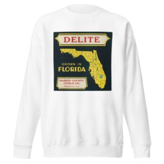 Citrus Label for Delite – Black and Yellow by Anonymous Sweatshirt