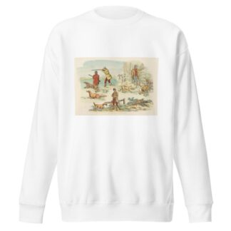 Pheasant fowl by Henry Thomas Alken Sweatshirt