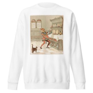 The Queen of Hearts Pl 4 by Randolph Caldecott Sweatshirt