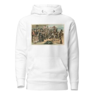 Getting them into line for 1884 by Bernhard Gillam Hoodie