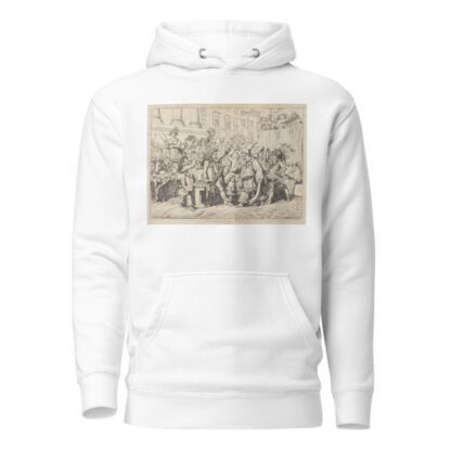 Il Carnevale di Roma by Bartolomeo Pinelli Hoodie