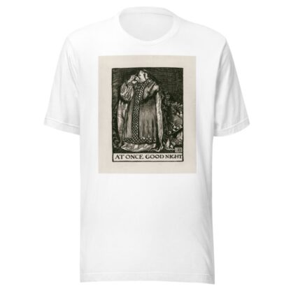 Macbeth; At once good night Act III Scene IV by Byam Shaw T-Shirt