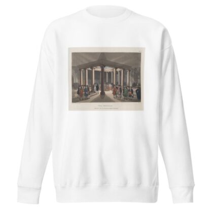 Coal Exchange by Thomas Rowlandson Sweatshirt