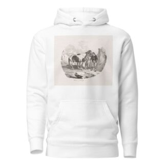 Chevaux d’ Auvergne by Théodore Géricault Hoodie