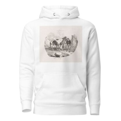 Chevaux d’ Auvergne by Théodore Géricault Hoodie