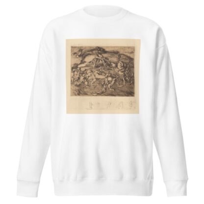 Amazonenkampf by Albert Welti Sweatshirt