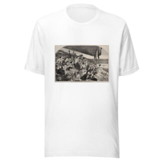 Our Watering Places – Horse Racing at Saratoga by Winslow Homer T-Shirt