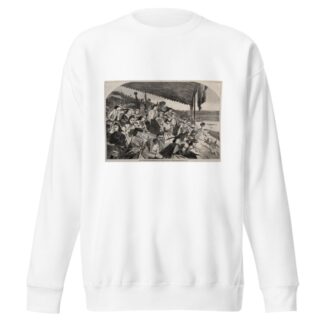 Our Watering Places – Horse Racing at Saratoga by Winslow Homer Sweatshirt