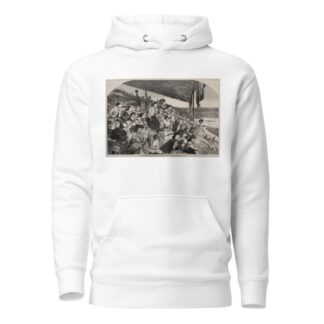 Our Watering Places – Horse Racing at Saratoga by Winslow Homer Hoodie