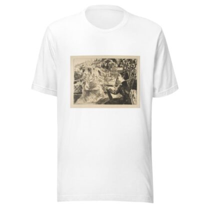 La Terrasse de la Villa Brancas by Félix Bracquemond T-Shirt