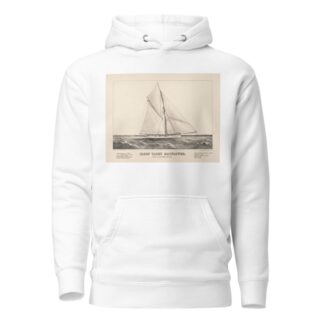 Sloop yacht Mayflower; modelled by Edward Burgess, Boston, Mass. by Currier & Ives. Hoodie