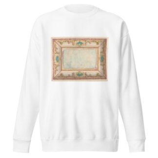 Design for a ceiling with trompe l’oeil balustrade and putti by Jules-Edmond-Charles Lachaise Sweatshirt