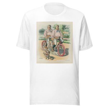 Politics makes strange wheel-fellows by Charles Jay Taylor T-Shirt