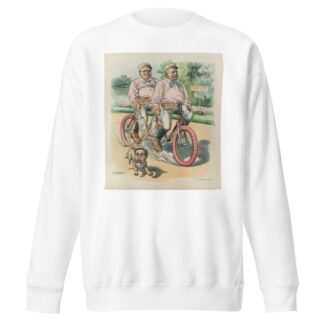 Politics makes strange wheel-fellows by Charles Jay Taylor Sweatshirt